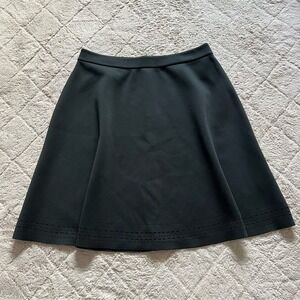 Karl Lagerfeld Circle Skirt Preppy Designer Old Money Quiet Luxury Stretch Sz 14